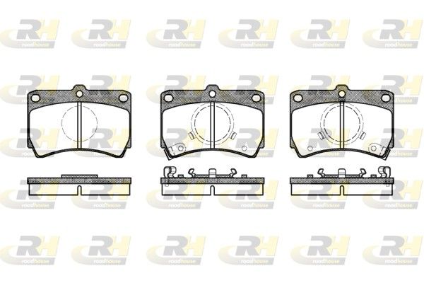 Гальмівні колодки дискові ROADHOUSE 221202 - zapix