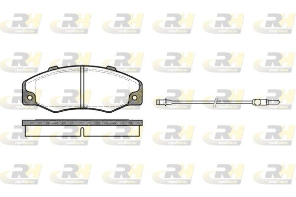 Гальмівні колодки дискові ROADHOUSE 222002 - zapix