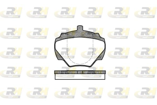 Гальмівні колодки дискові ROADHOUSE 222200 - zapix