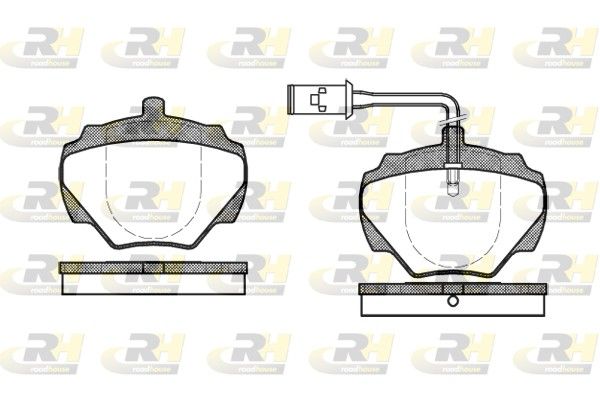 Гальмівні колодки дискові ROADHOUSE 222201 - zapix