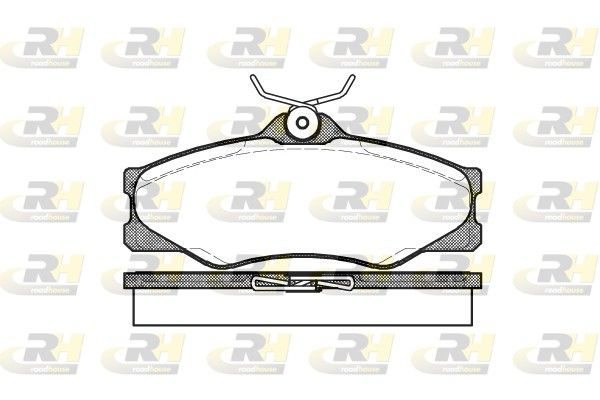 Гальмівні колодки дискові ROADHOUSE 222300 - zapix