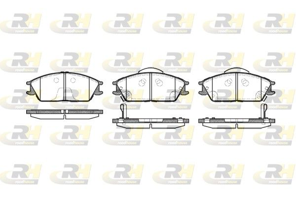 Гальмівні колодки дискові ROADHOUSE 222422 - zapix
