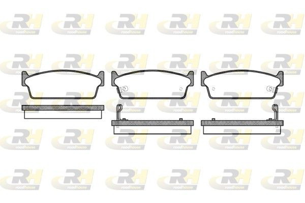 Гальмівні колодки дискові ROADHOUSE 222702 - zapix