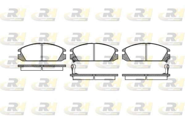 Гальмівні колодки дискові ROADHOUSE 222802 - zapix