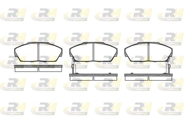 Гальмівні колодки дискові ROADHOUSE 223702 - zapix