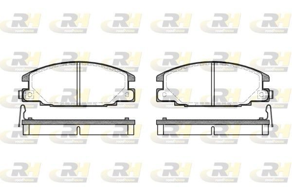 Гальмівні колодки дискові ROADHOUSE 223804 - zapix