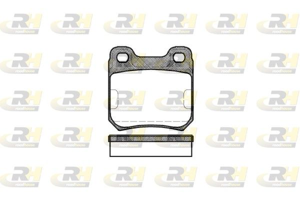 Гальмівні колодки дискові ROADHOUSE 223910 - zapix