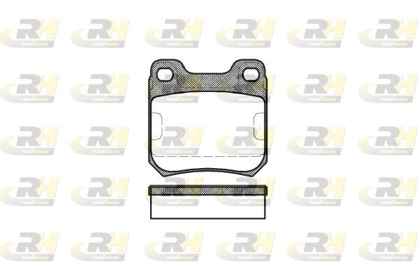 Гальмівні колодки дискові ROADHOUSE 223940 - zapix
