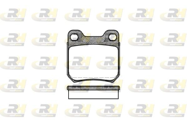 Гальмівні колодки дискові ROADHOUSE 223960 - zapix