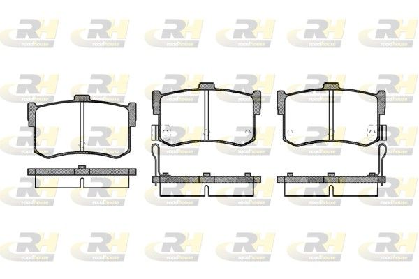 Гальмівні колодки дискові ROADHOUSE 224202 - zapix