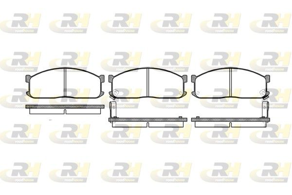 Гальмівні колодки дискові ROADHOUSE 224402 - zapix