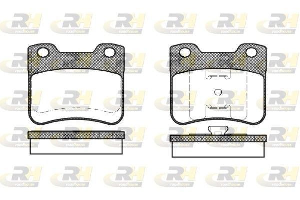 Гальмівні колодки дискові ROADHOUSE 224710 - zapix