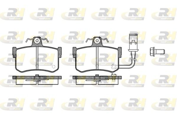 Гальмівні колодки дискові ROADHOUSE 225101 - zapix