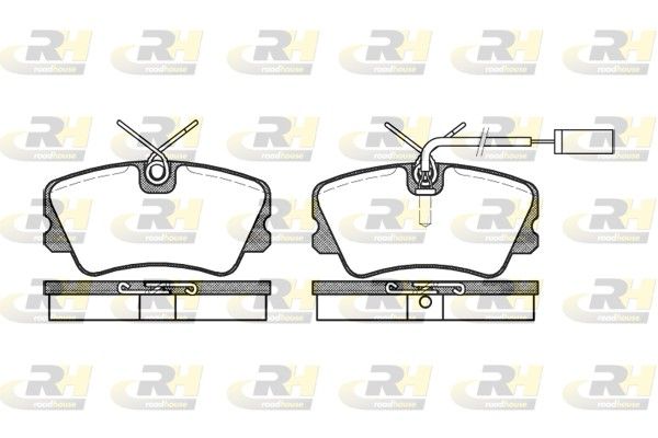Гальмівні колодки дискові ROADHOUSE 225912 - zapix