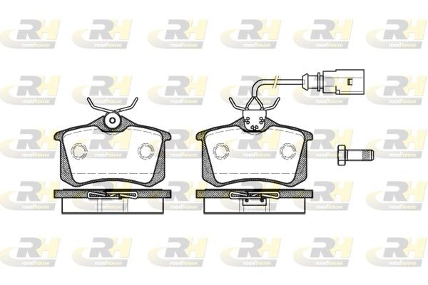 Гальмівні колодки дискові ROADHOUSE 226351 - zapix