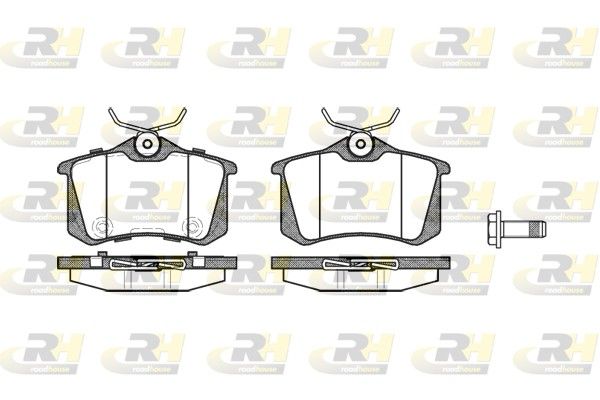 Гальмівні колодки дискові ROADHOUSE 226374 - zapix