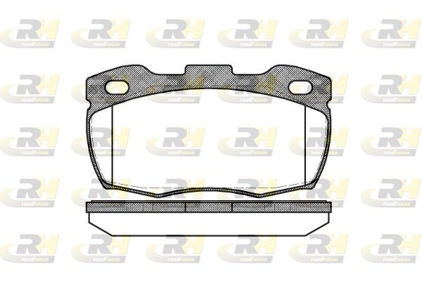 Гальмівні колодки дискові ROADHOUSE 226610 - zapix