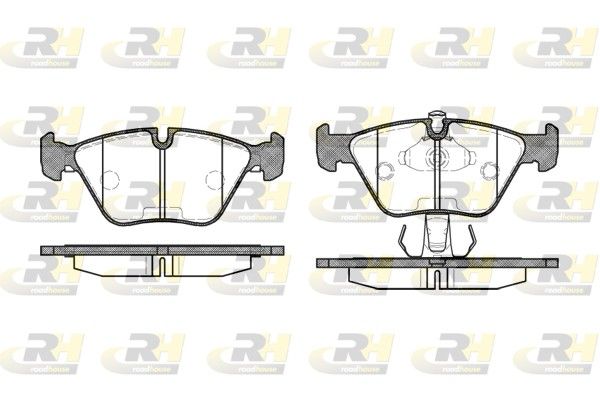 Гальмівні колодки дискові ROADHOUSE 227015 - zapix