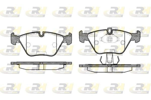 Гальмівні колодки дискові ROADHOUSE 227025 - zapix