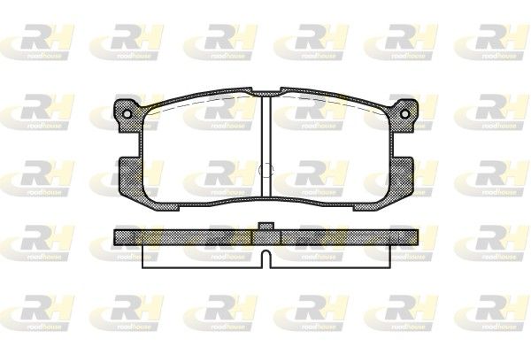 Гальмівні колодки дискові ROADHOUSE 227200 - zapix