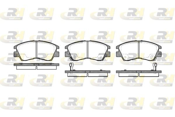 Гальмівні колодки дискові ROADHOUSE 227502 - zapix