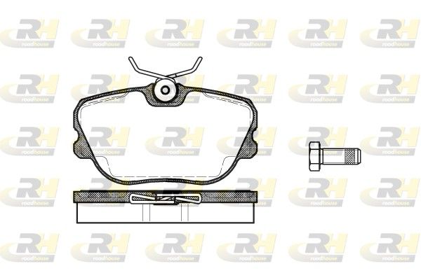 Гальмівні колодки дискові ROADHOUSE 228010 - zapix