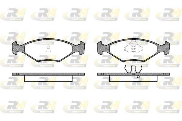 Гальмівні колодки дискові ROADHOUSE 228100 - zapix
