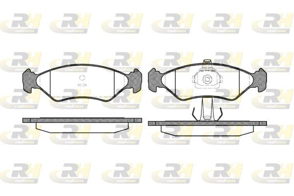 Гальмівні колодки дискові ROADHOUSE 228520 - zapix