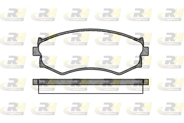Гальмівні колодки дискові ROADHOUSE 228700 - zapix