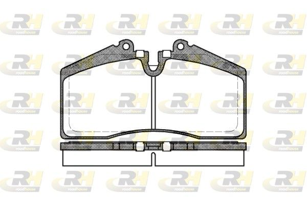 Гальмівні колодки дискові ROADHOUSE 228800 - zapix
