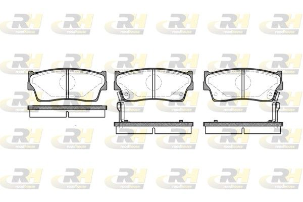 Гальмівні колодки дискові ROADHOUSE 228902 - zapix