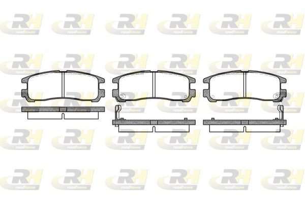 Гальмівні колодки дискові ROADHOUSE 229102 - zapix