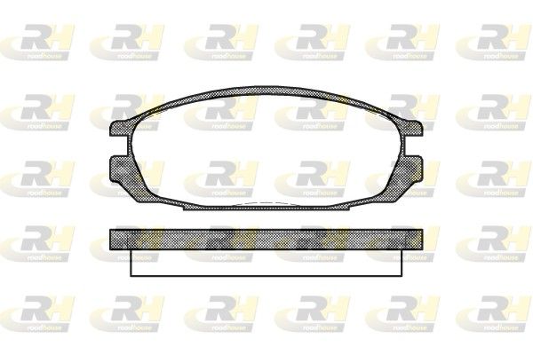 Гальмівні колодки дискові ROADHOUSE 229200 - zapix