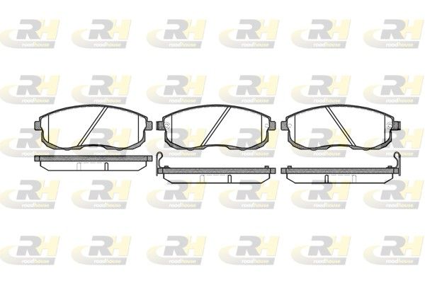 Гальмівні колодки дискові ROADHOUSE 229312 - zapix
