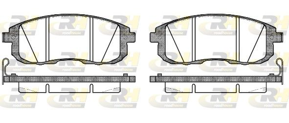 Гальмівні колодки дискові ROADHOUSE 229314 - zapix