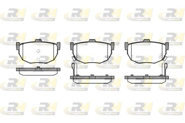 Гальмівні колодки дискові ROADHOUSE 229412 - zapix