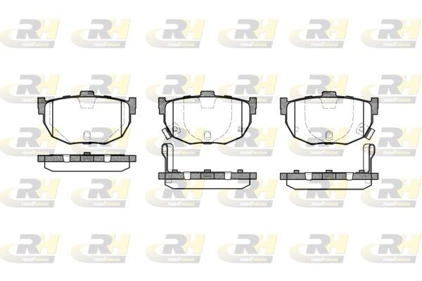 Гальмівні колодки дискові ROADHOUSE 229422 - zapix