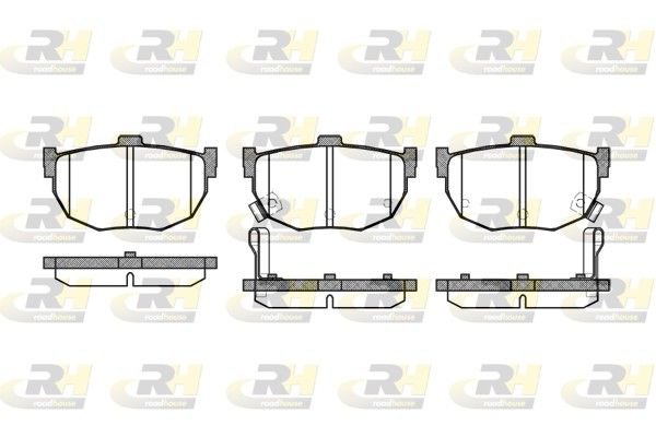 Гальмівні колодки дискові ROADHOUSE 229432 - zapix