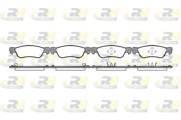 Гальмівні колодки дискові ROADHOUSE 229504 - zapix