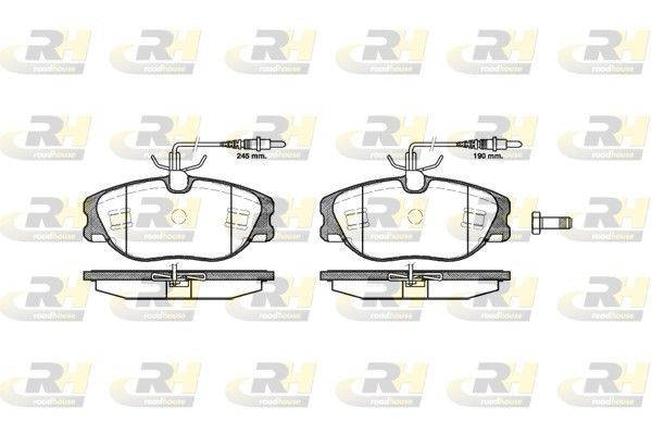 Гальмівні колодки дискові ROADHOUSE 230544 - zapix