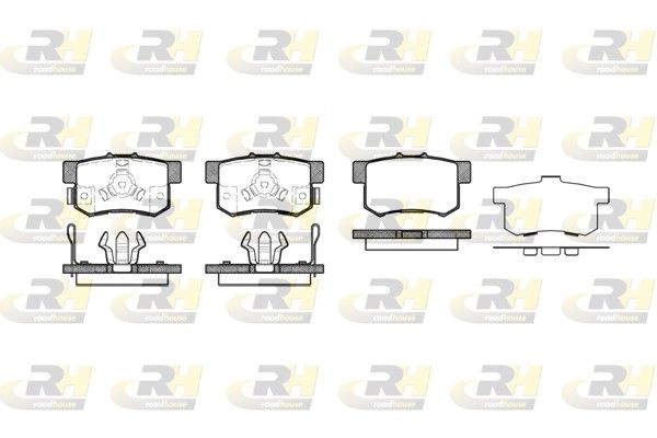 Гальмівні колодки дискові ROADHOUSE 232504 - zapix