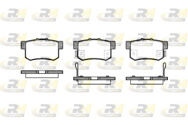 Гальмівні колодки дискові ROADHOUSE 232512 - zapix