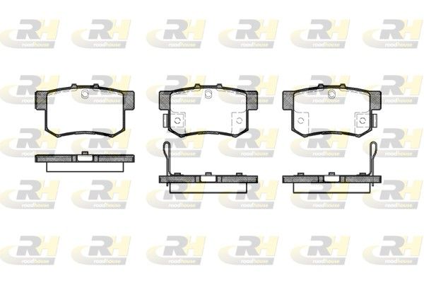 Гальмівні колодки дискові ROADHOUSE 232522 - zapix