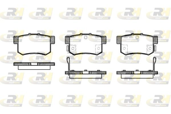 Гальмівні колодки дискові ROADHOUSE 232532 - zapix