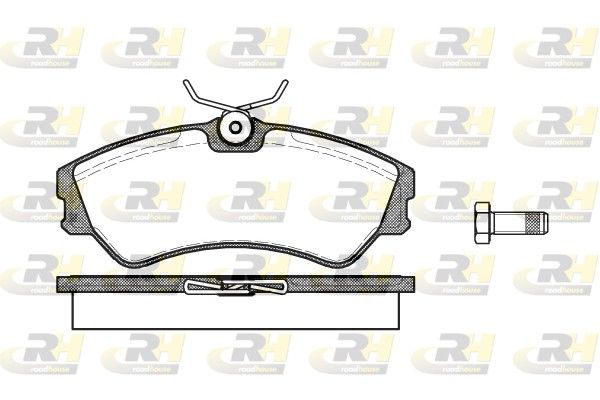 Гальмівні колодки дискові ROADHOUSE 238300 - zapix