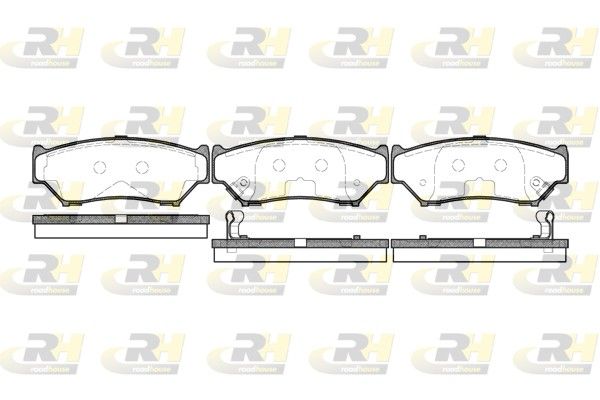 Гальмівні колодки дискові ROADHOUSE 238912 - zapix