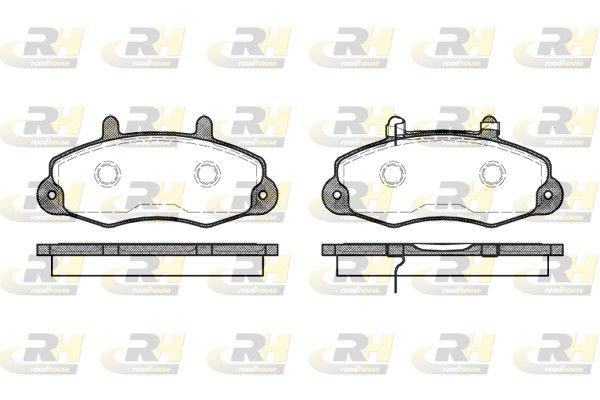 Гальмівні колодки дискові ROADHOUSE 239102 - zapix