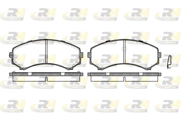 Гальмівні колодки дискові ROADHOUSE 239600 - zapix