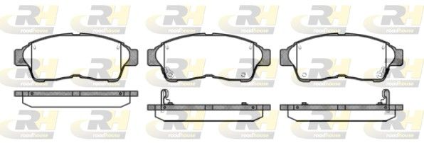 Гальмівні колодки дискові ROADHOUSE 240202 - zapix