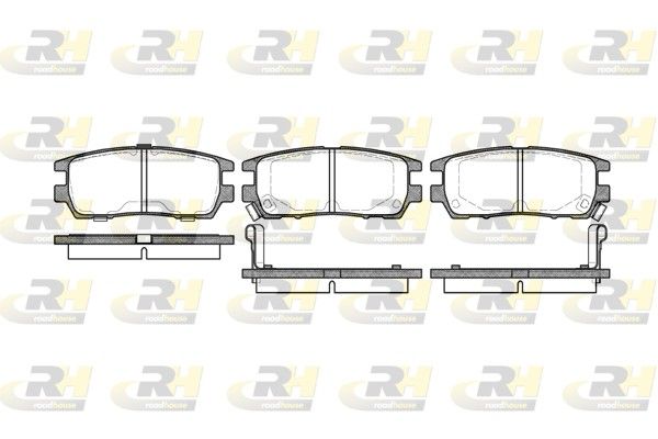 Гальмівні колодки дискові ROADHOUSE 240502 - zapix